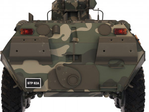 BTR 82-A 2017 Model 3D