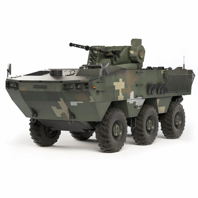 BTR Otaman-3 2019 3D Model .c4d .max .obj .3ds .fbx .stl .blend