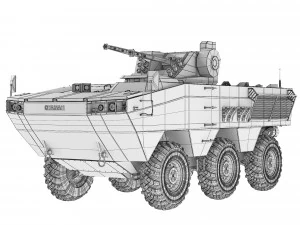BTR Otaman-3 2019 3D Model