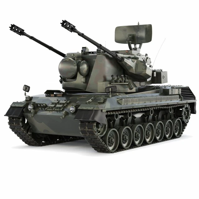 FlakPz 2 Gepard 1A2 2006 3D Model .c4d .max .obj .3ds .fbx .stl .blend 