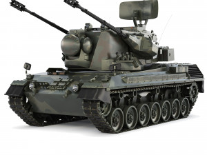 FlakPz 2 Gepard 1A2 2006 3D Model