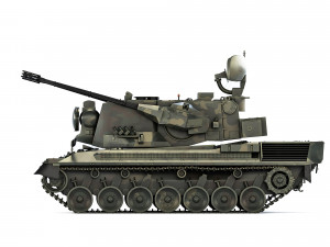 FlakPz 2 Gepard 1A2 2006 3D 모델