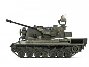 FlakPz 2 Gepard 1A2 2006 3D Model