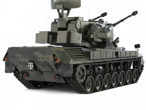 FlakPz 2 Gepard 1A2 2006 3D 모델