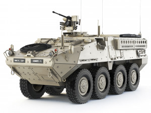 M1126 Stryker 2002 3D Модель