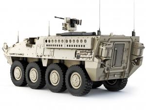 M1126 Stryker 2002 Modelo 3D