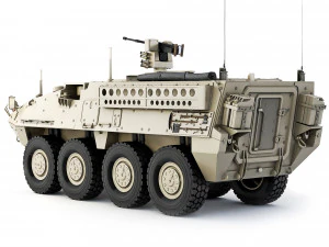 M1126 Stryker 2002 3D Model