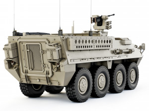 M1126 Stryker 2002 Modelo 3D