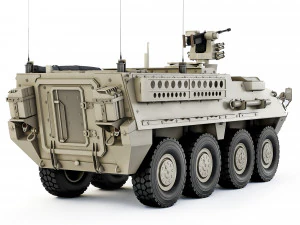 M1126 Stryker 2002 3D Model
