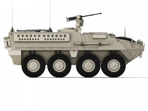 M1126 Stryker 2002 3D Model