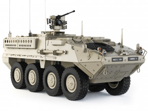 M1126 Stryker 2002 Modelo 3D