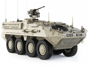 M1126 Stryker 2002 3D Model