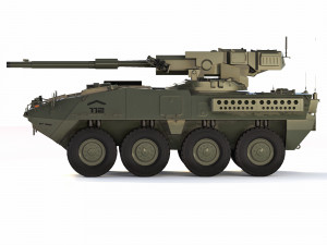 M1128 Stryker MGS 2003 3D 模型