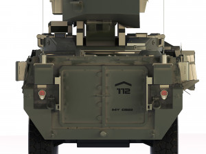 M1128 Stryker MGS 2003 3D 模型
