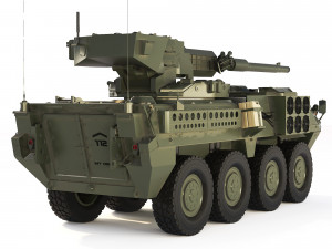 M1128 Stryker MGS 2003 3D 模型