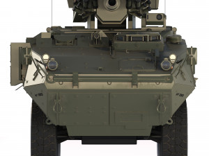 M1128 Stryker MGS 2003 3D 模型
