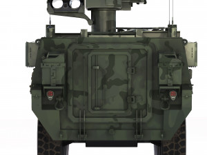 M1134 ATGM Stryker 2008 3D 模型