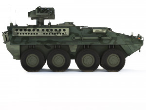 M1134 ATGM Stryker 2008 3D 模型