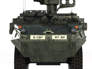 M1134 ATGM Stryker 2008 3D 模型