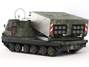 MLRS Mars II 1996 Model 3D