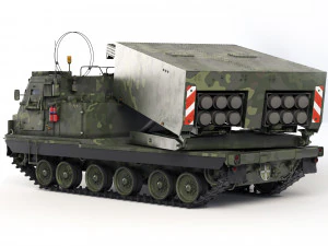 MLRS Mars II 1996 3D Model