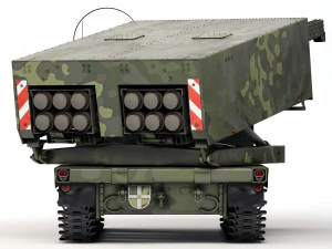 MLRS Mars II 1996 3D Model