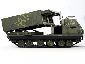 MLRS Mars II 1996 3D Model