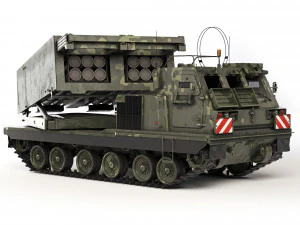 MLRS Mars II 1996 3D Model