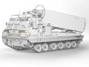 MLRS Mars II 1996 Model 3D