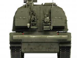Self-Propelled Howitzer 2S35 Coalition-SV 2015 Modello 3D