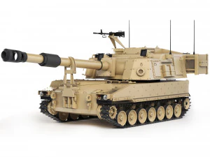 Obice semovente M109A6 Paladin 2019 Modello 3D