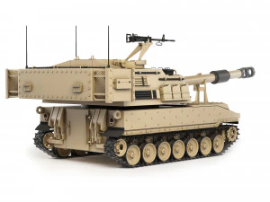 Obice semovente M109A6 Paladin 2019 Modello 3D