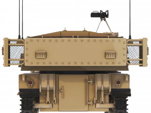 Obice semovente M109A6 Paladin 2019 Modello 3D
