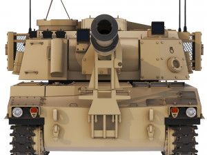 Self-Propelled Howitzer M109A6 Paladin 2019 3D मॉडल