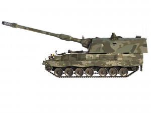 Self-Propelled Howitzer Panzerhaubitze 2000 2004 Modelo 3D