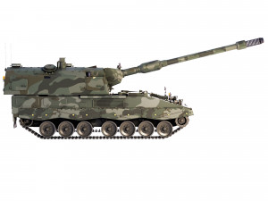 Self-Propelled Howitzer Panzerhaubitze 2000 2004 Modelo 3D