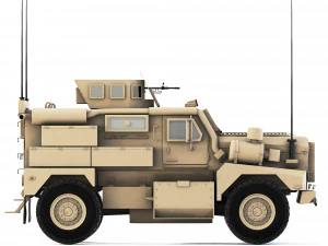 Cougar 4x4 MRAP H 2005 3D Model