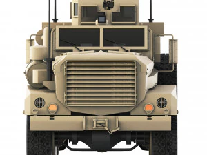 Cougar 4x4 MRAP H 2005 3D Model