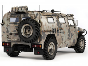 Gaz Tiger 2330 2005 3D Model