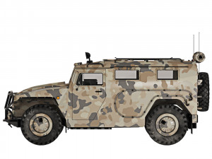 Gaz Tiger 2330 2005 3D Model