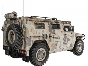 Gaz Tiger 2330 2005 3D Model