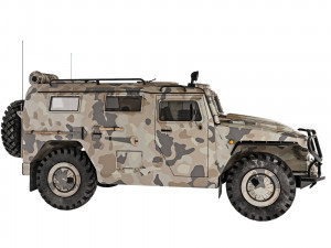 Gaz Tiger 2330 2005 3D Model