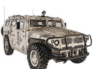 Gaz Tiger 2330 2005 3D Model