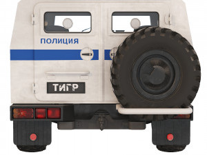 GAZ Tiger 233036 police 2005 Modelo 3D
