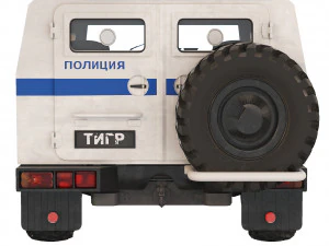 GAZ Tiger 233036 police 2005 3D Model