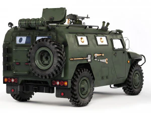 Gaz Tiger M 23115 2007 3D Model