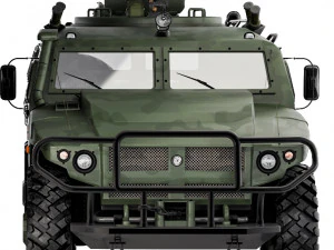 Gaz Tiger M 23115 2007 3D Model