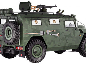 Gaz Tiger M 23115 2007 3D Model