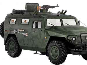 Gaz Tiger M 23115 2007 3D Model