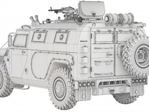 Gaz Tiger M 23115 2007 3D-Modell